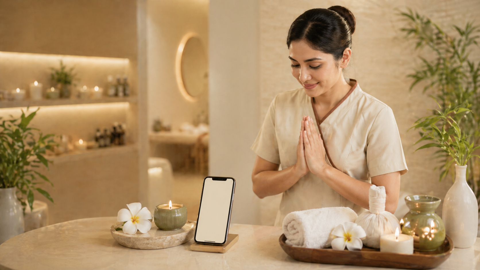 Professional massage and spa experience